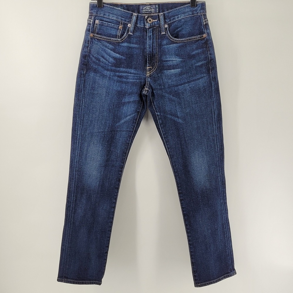 Lucky Brand 121 Heritage Slim‎ Jeans Mens 29x30 Blue Dark Wash Denim